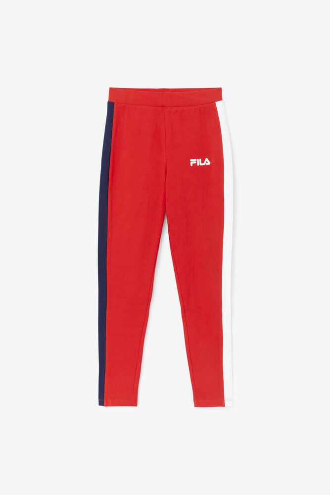 Fila Legging Mercy Womens Red - India VIW-157402